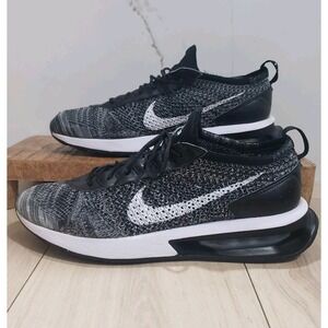 Nike Sneakers Flyknit Racer Mens 10.5 Black White Running Shoes